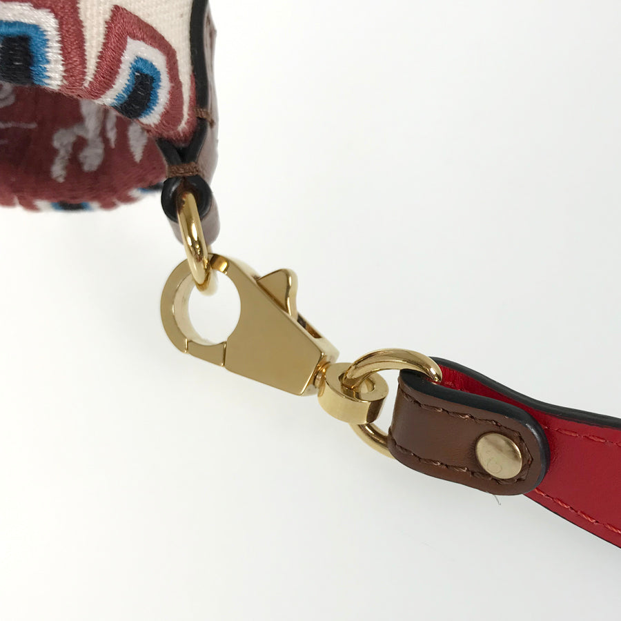 Christian Louboutin Green Hippo Small Brodelille Frisee Tote bag