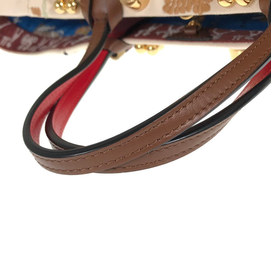 Christian Louboutin Green Hippo Small Brodelille Frisee Tote bag
