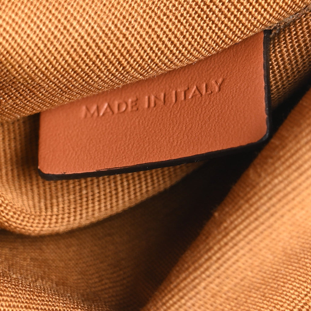 Triomphe Canvas Calfskin Small Boston Bag Tan