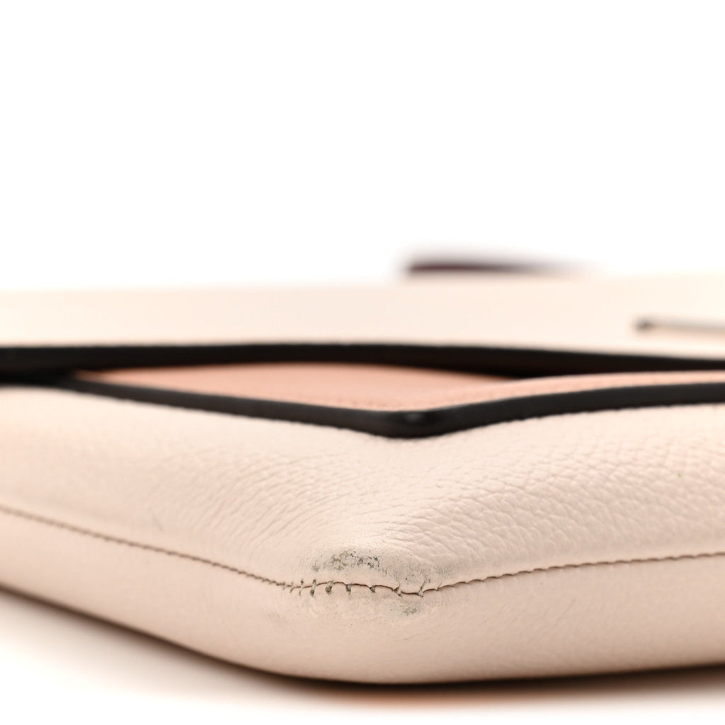 Soft Calfskin My Lockme Pochette Rose Silk Quartz