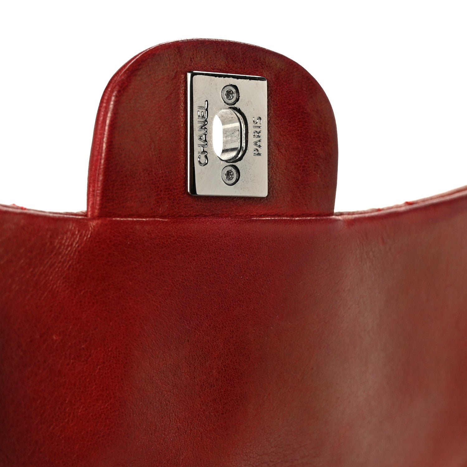 Lambskin Quilted Mini Chanel 3 Flap Red