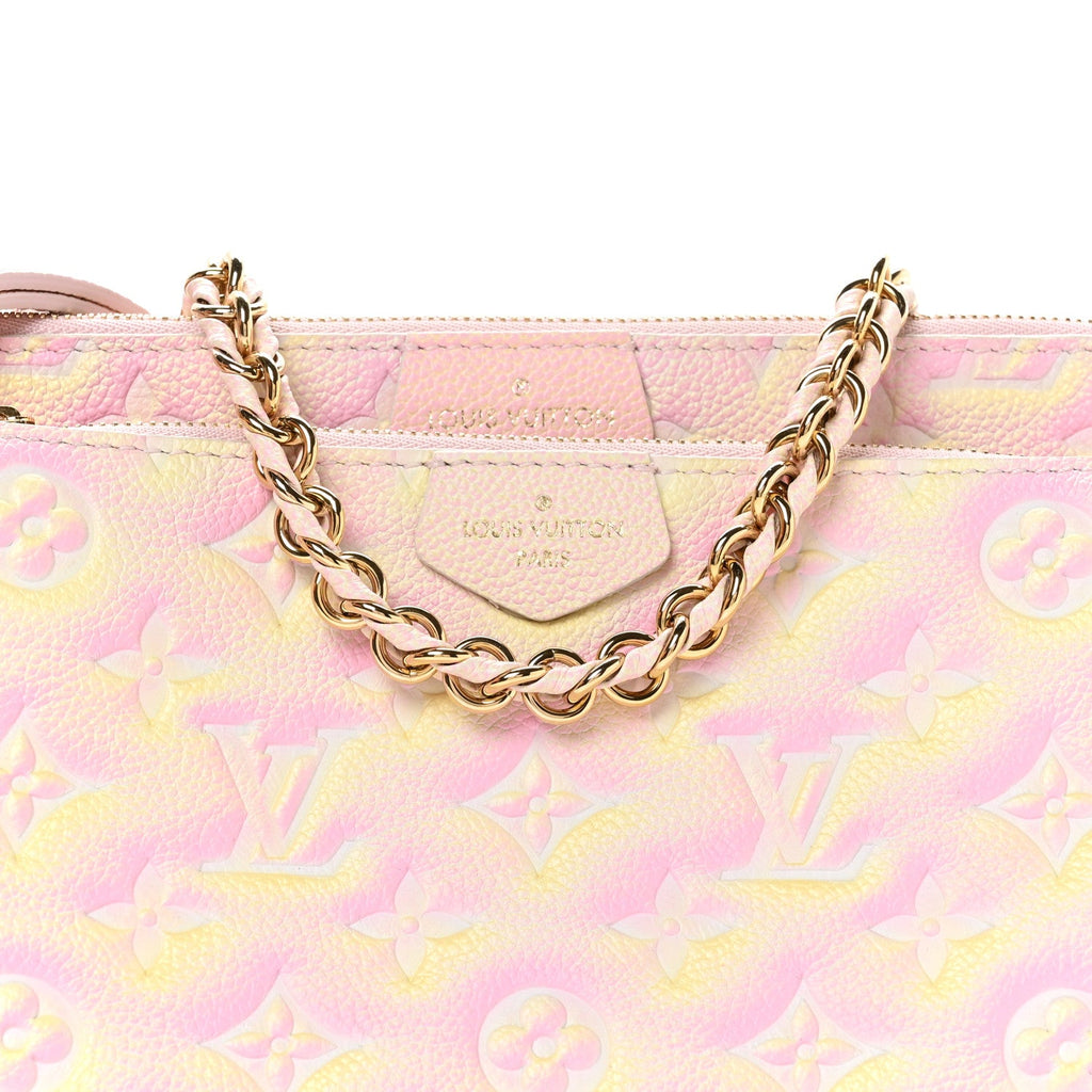 Empreinte Monogram Summer Stardust Multi Pochette Accessories Pink