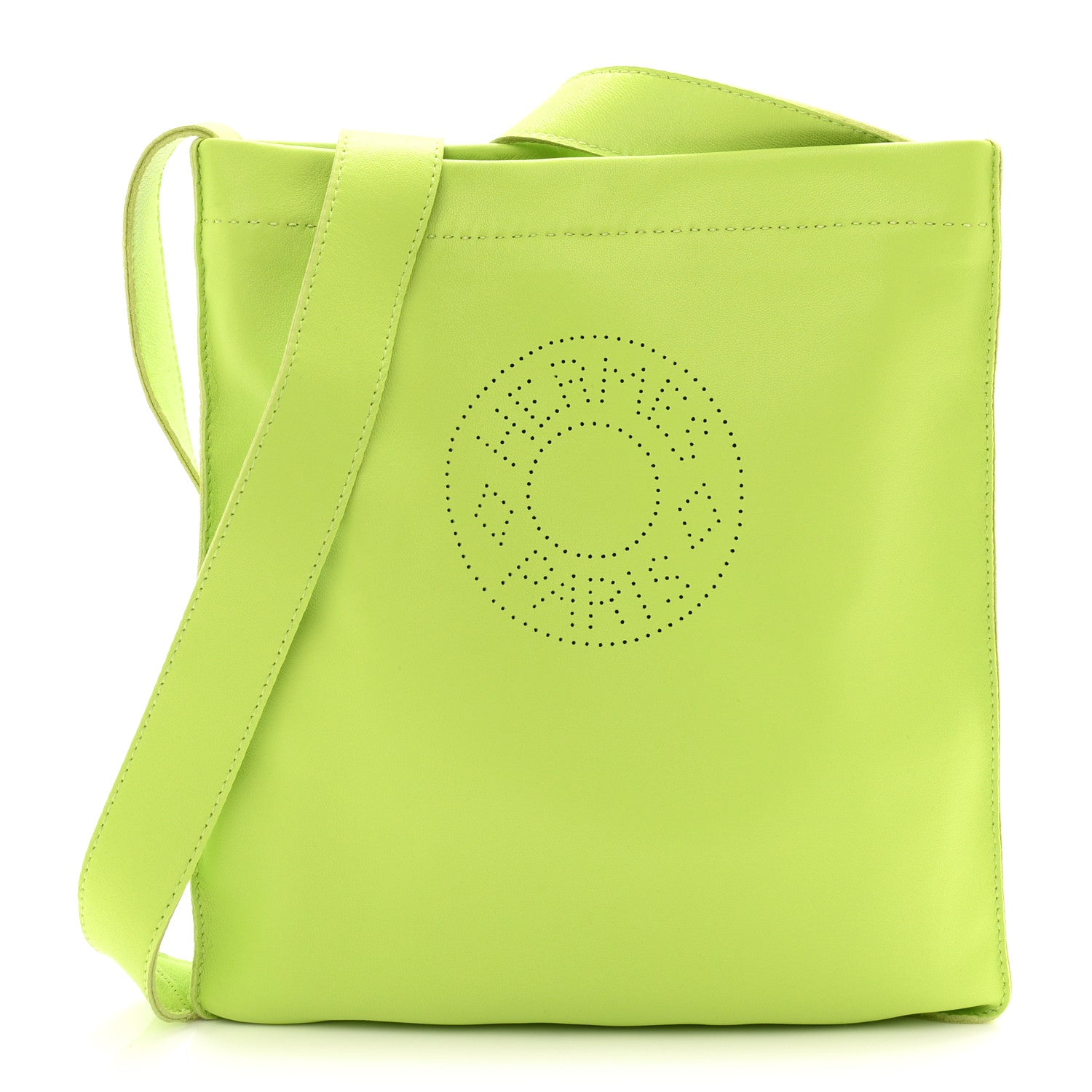Lambskin Clou De Selle Pouch Kiwi