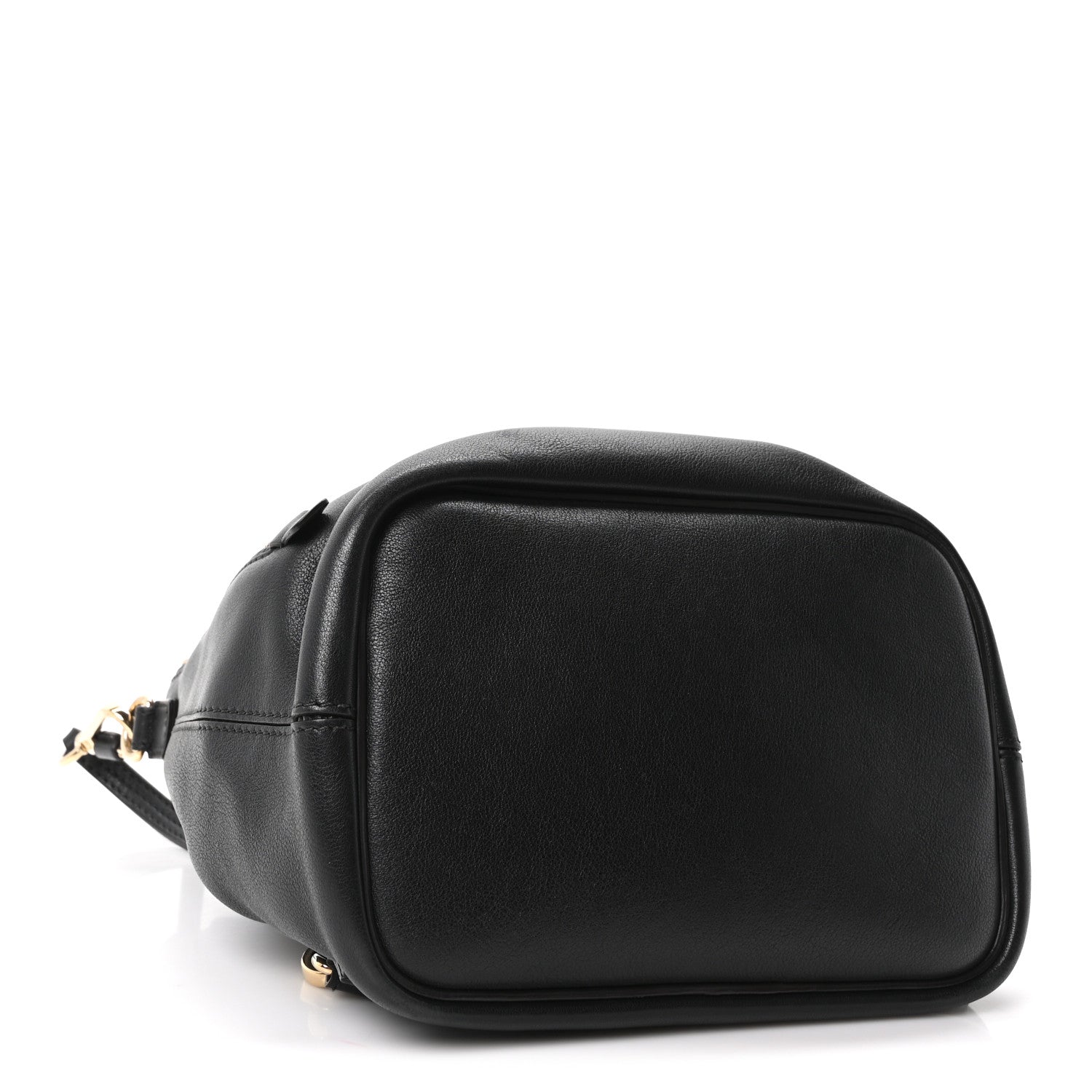Suede Calfskin Small Faye Backpack Black