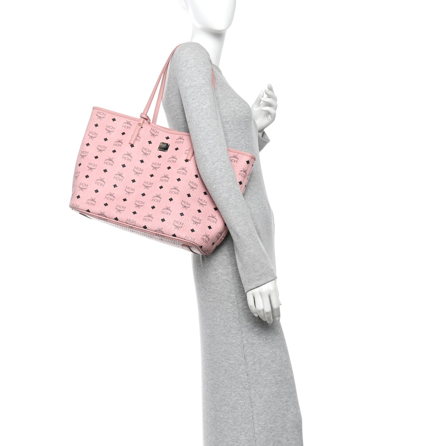 Visetos Medium Liz Reversible Shopper Tote Soft Pink