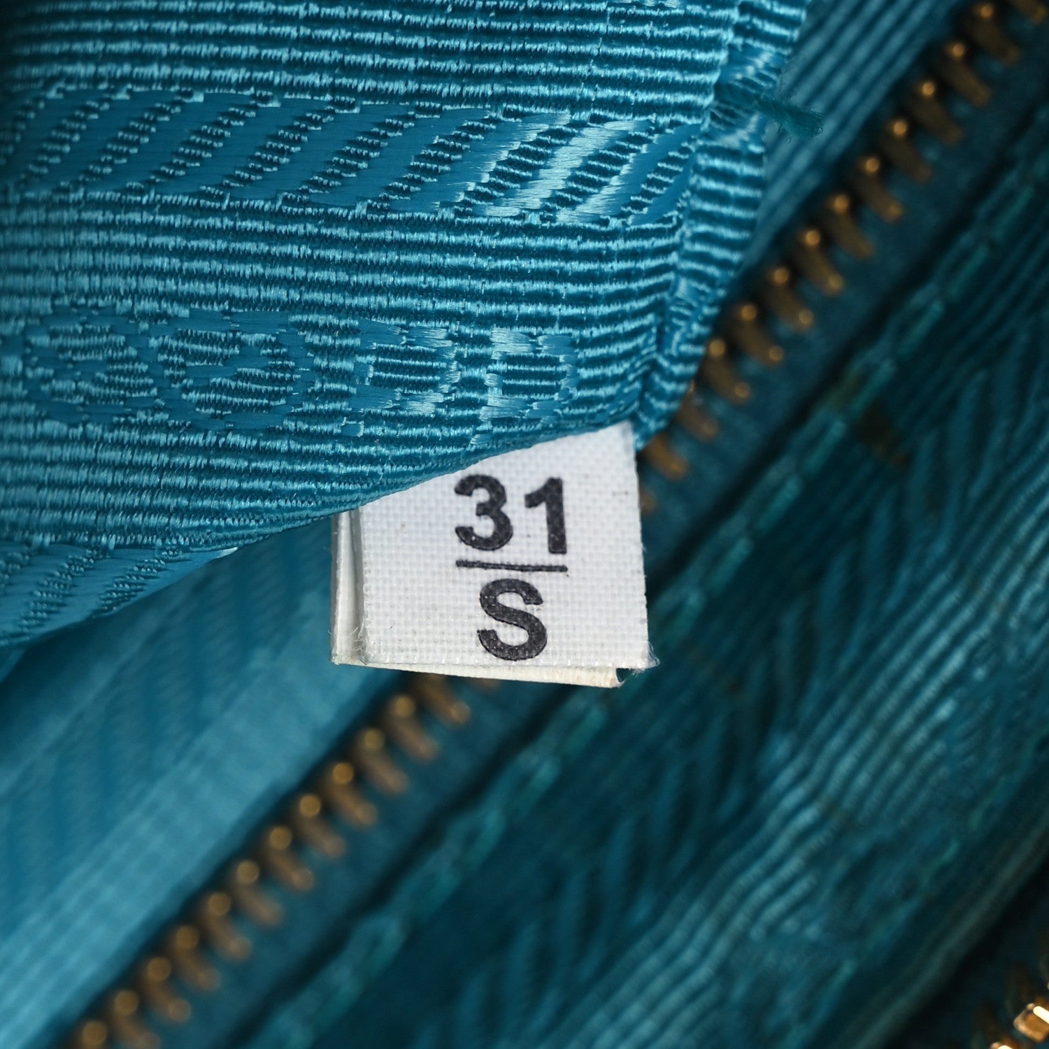 Tessuto Nylon Saffiano Crossbody Bag Turchese