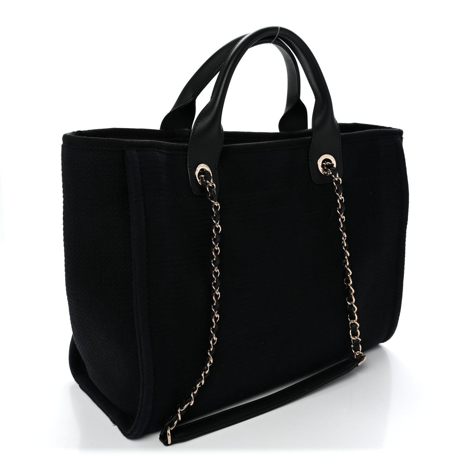 Mixed Fibers Small Deauville Tote Black