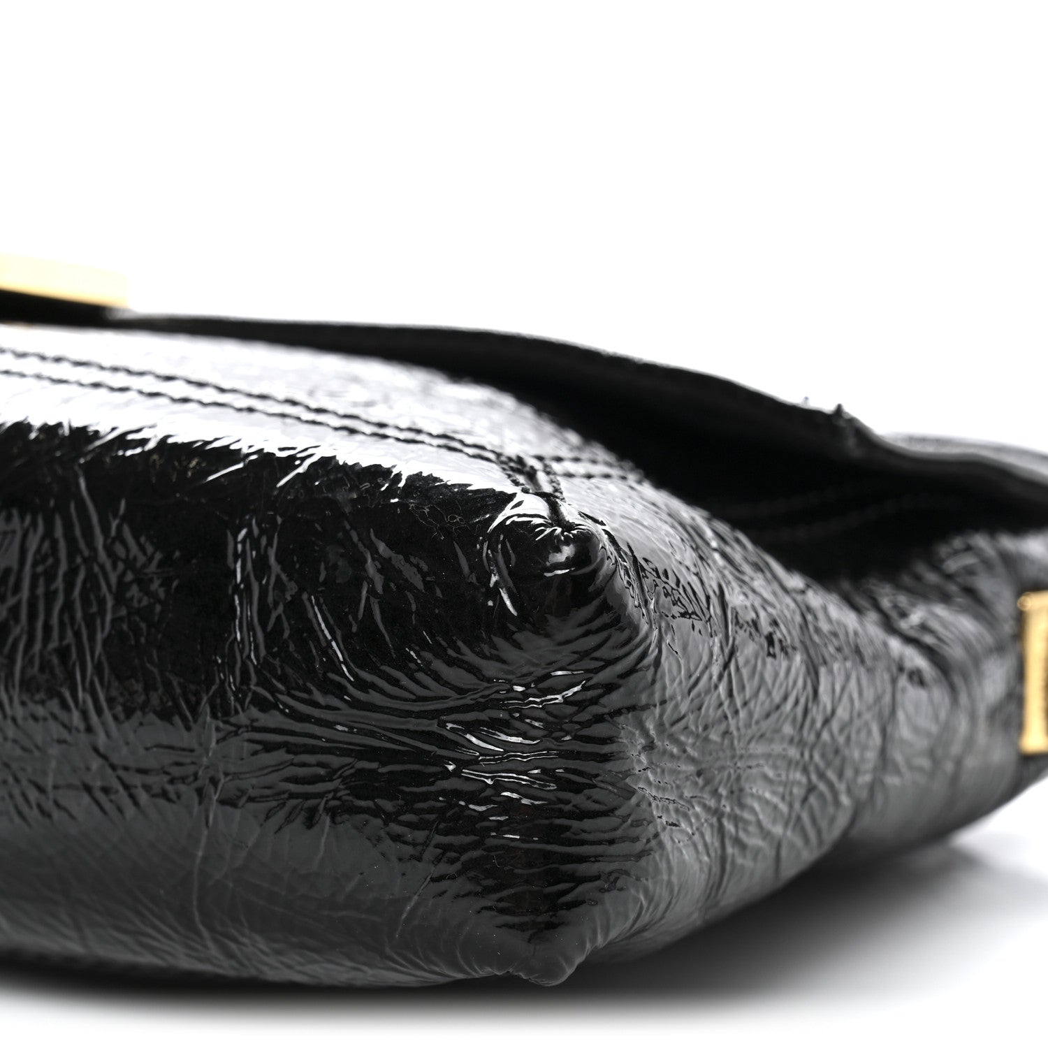 Vitello Naplak Medium Convertible Baguette Black
