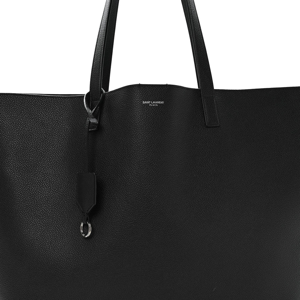Calfskin Large Shopping Tote Black