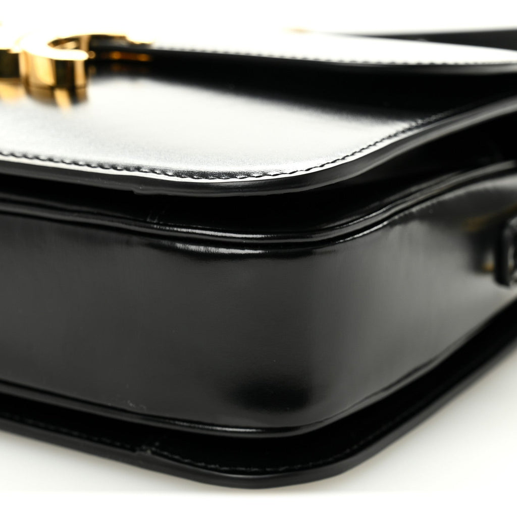 Shiny Calfskin Medium Triomphe Black