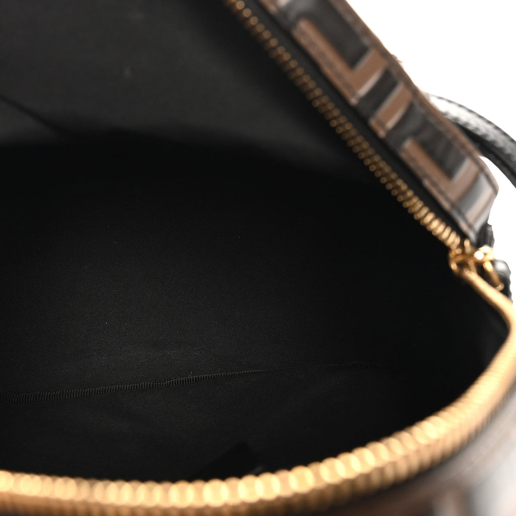 Vitello Bi-Color FF 1974 Embossed Mini Backpack Maya Black