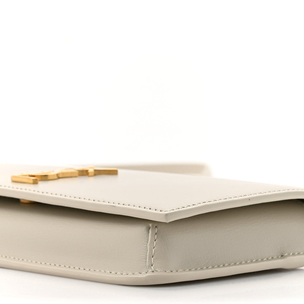 Smooth Calfskin Monogram Phone Holder Crossbody Crema Soft
