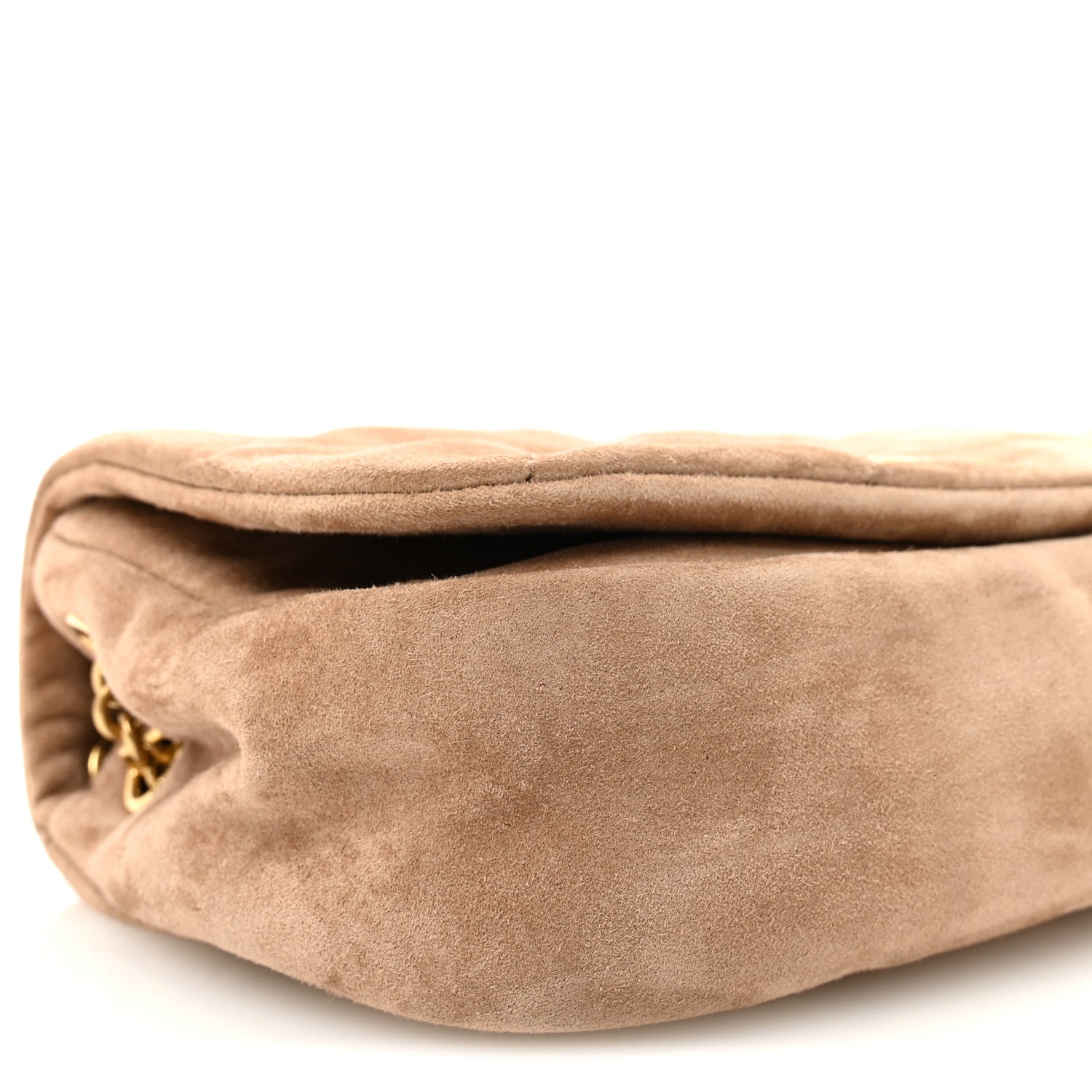 Suede Matelasse Monogram Mini Jamie 4.3 Whisper Pink