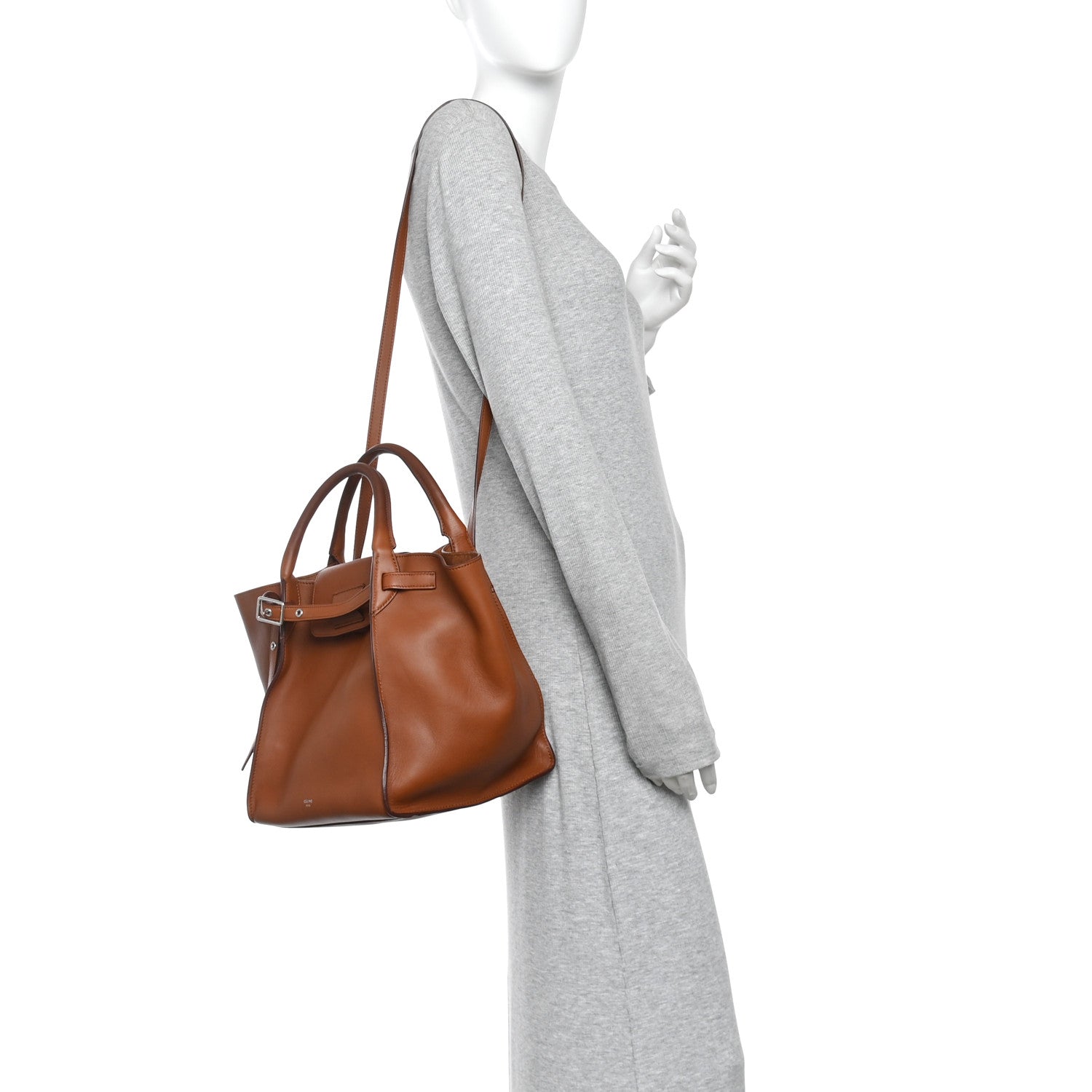 Smooth Calfskin Small Big Bag Tan
