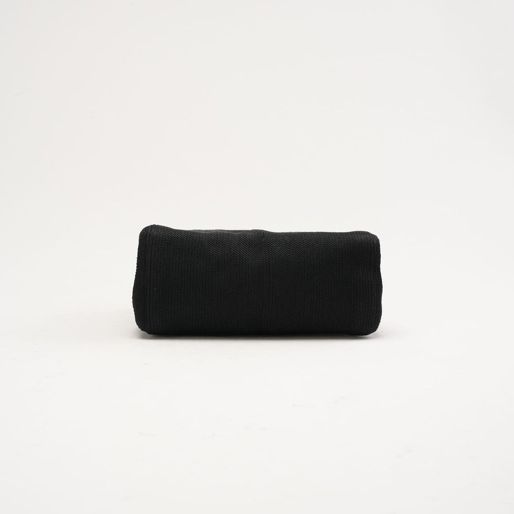 Chanel Vintage Silk Rope Mini Kelly Flap Black 1997