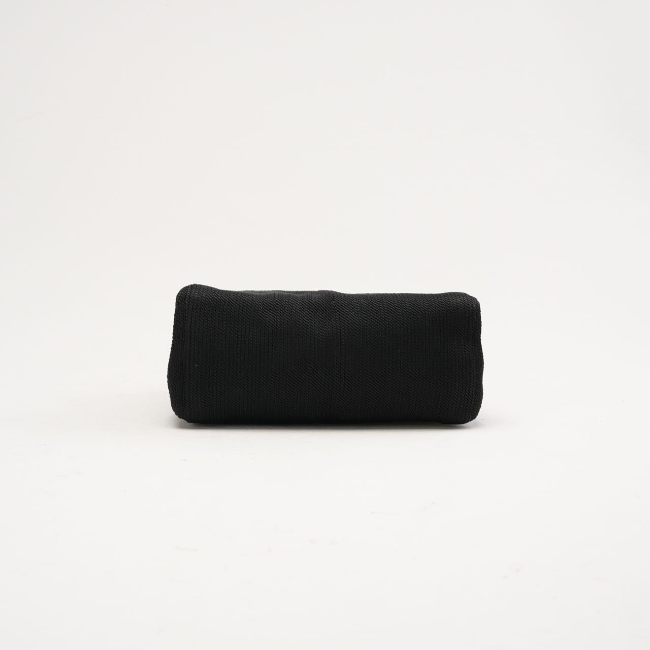 Chanel Vintage Silk Rope Mini Kelly Flap Black 1997