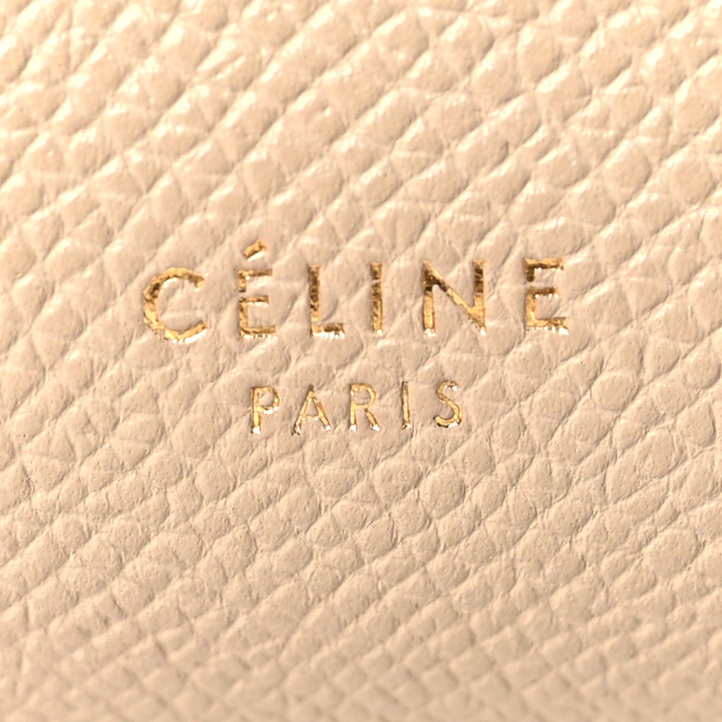 Grained Calfskin Micro Belt Bag Light Taupe