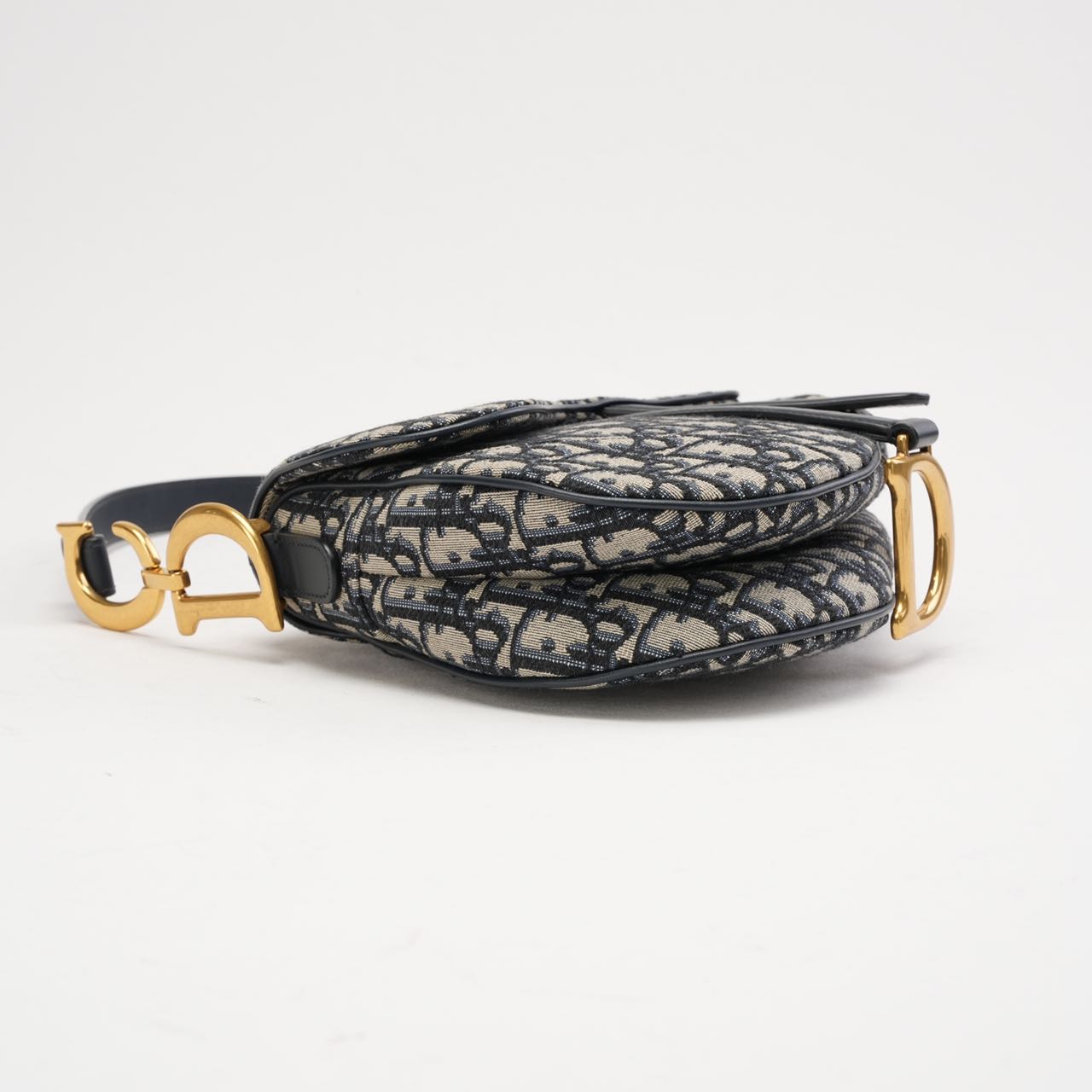Dior Saddle Medium Canvas Blue / White 2020