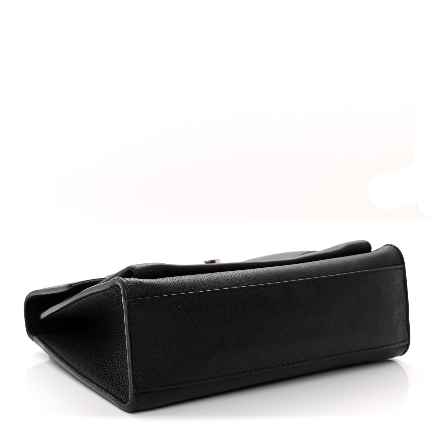 Soft Calfskin My Lockme Chain Bag BB Black