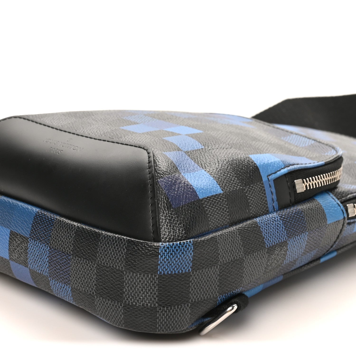 Damier Graphite Pixel Avenue Sling Backpack Blue