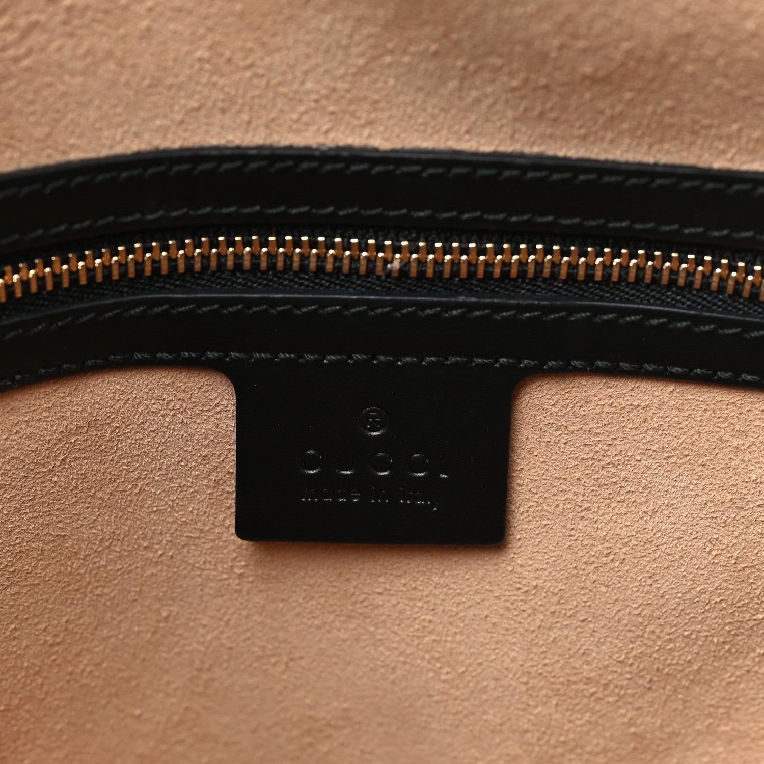 Guccissima Linea A Foldover Tote Black