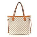 Damier Azur Neo Neverfull MM Rose Ballerine