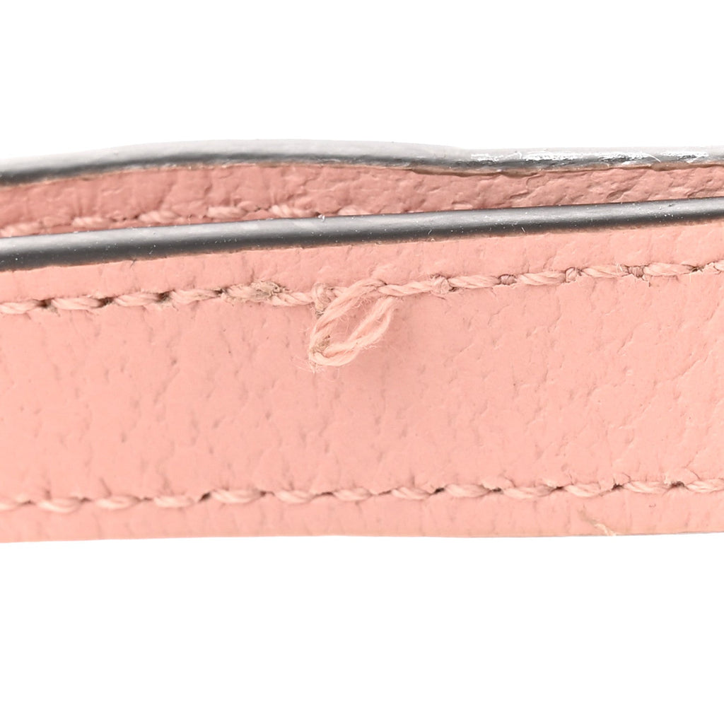 Vinyl Web Mini Ophidia Transparent Shoulder Bag Perfect Pink