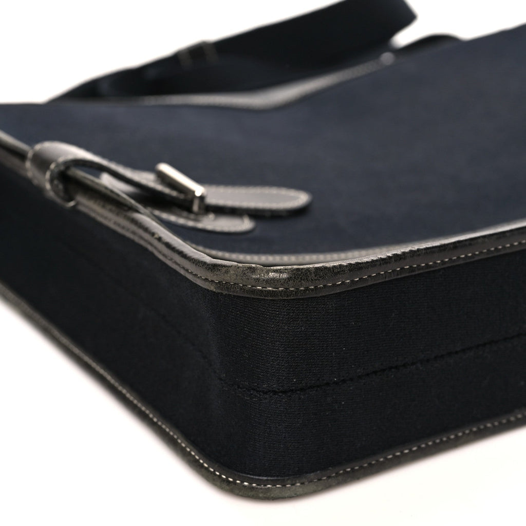 Toile Officier Buenaventura Messenger Bag Black