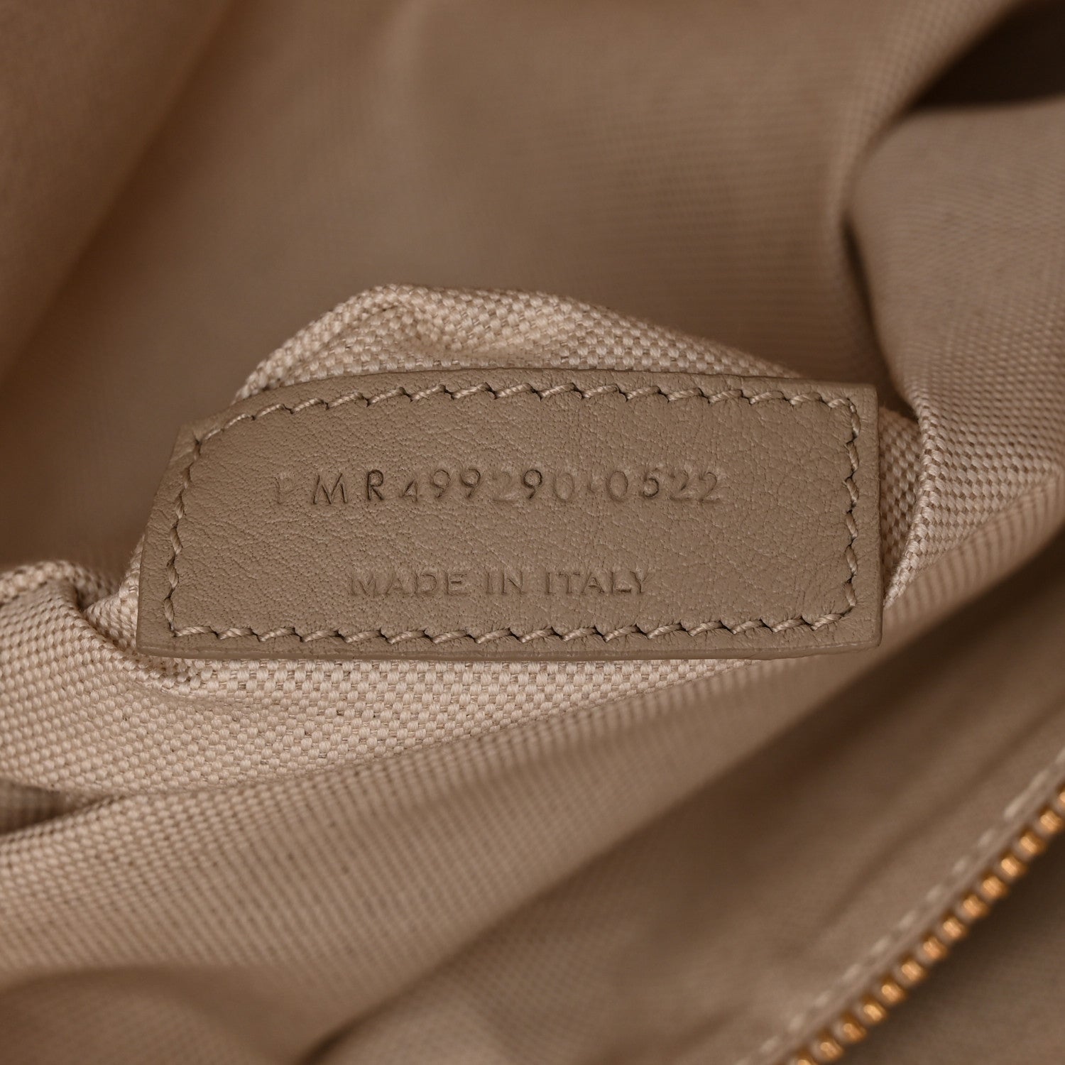 Linen Calfskin Rive Gauche Tote Beige Sea Salt