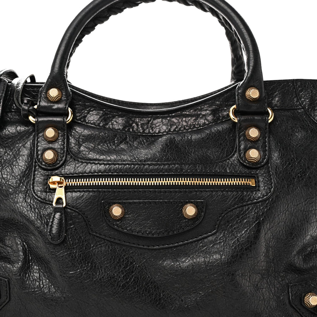 Agneau Giant 12 Gold Hardware City Black