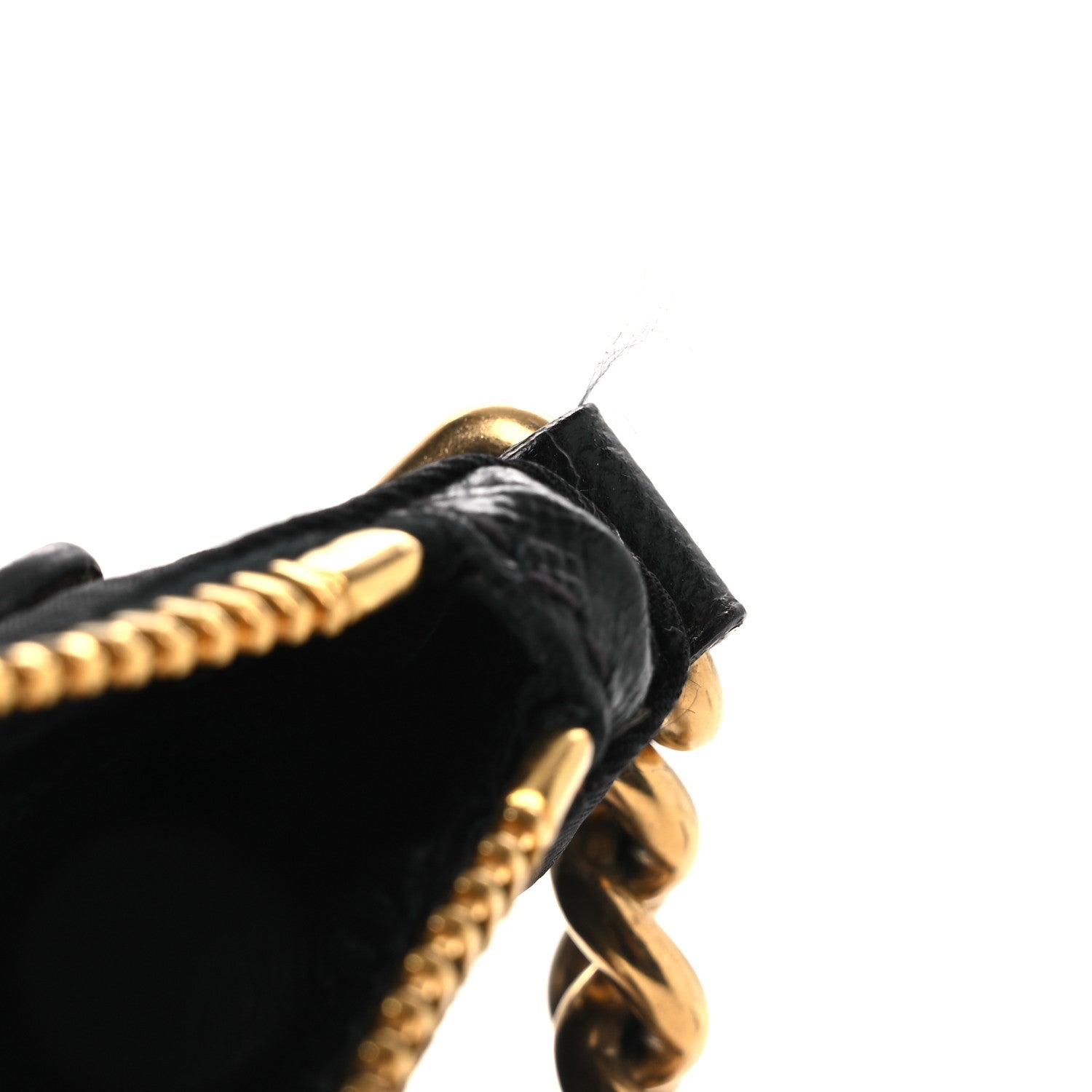 Tessuto Bandoliera Logo Shoulder Bag Gold Black