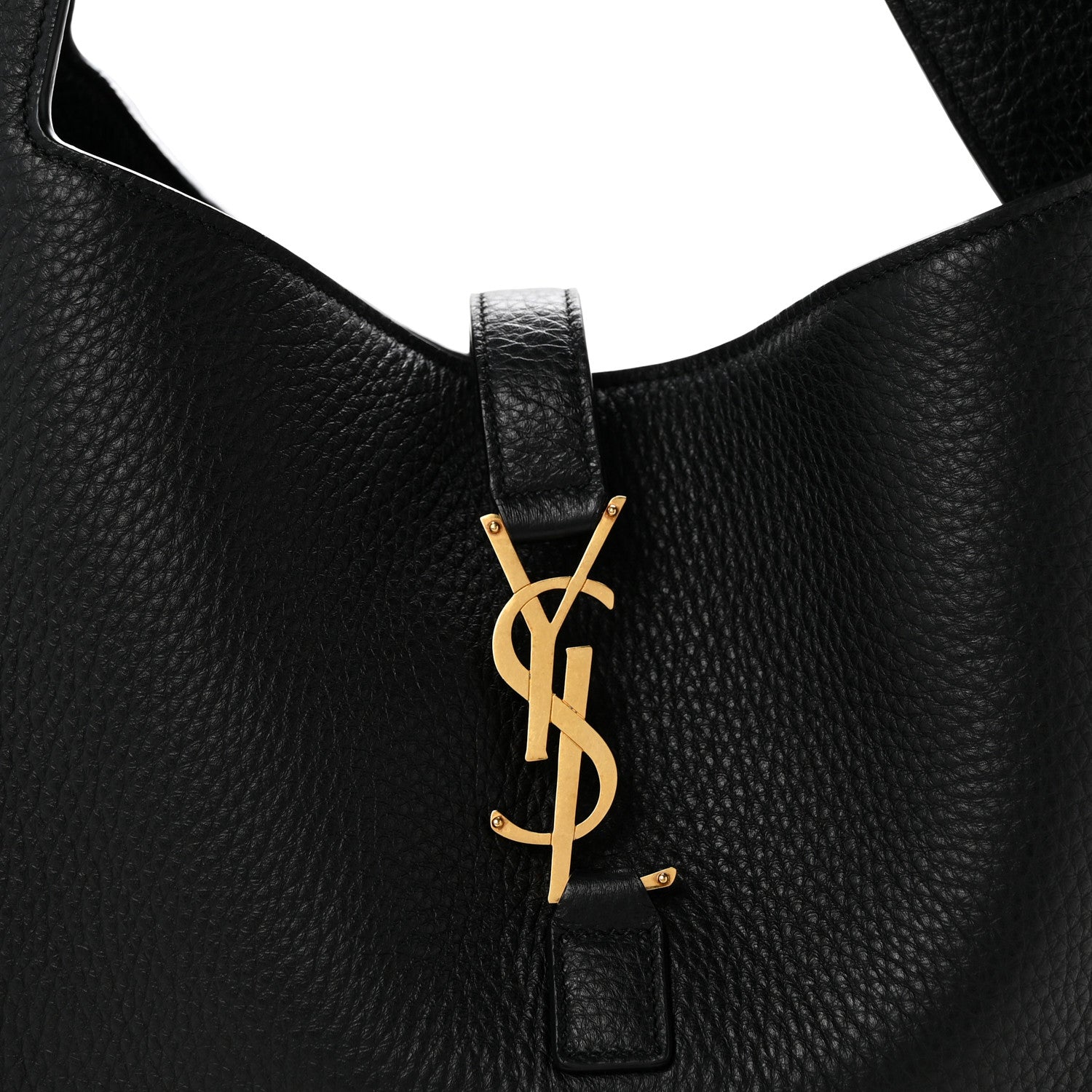 Grained Deerskin Bea Tote Black