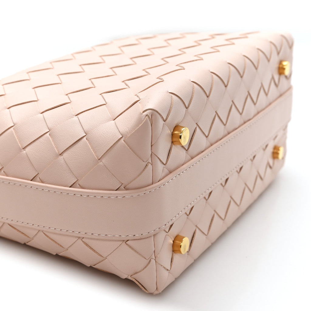 Calfskin Nappa Intrecciato Mini Wallace Bliss Washed