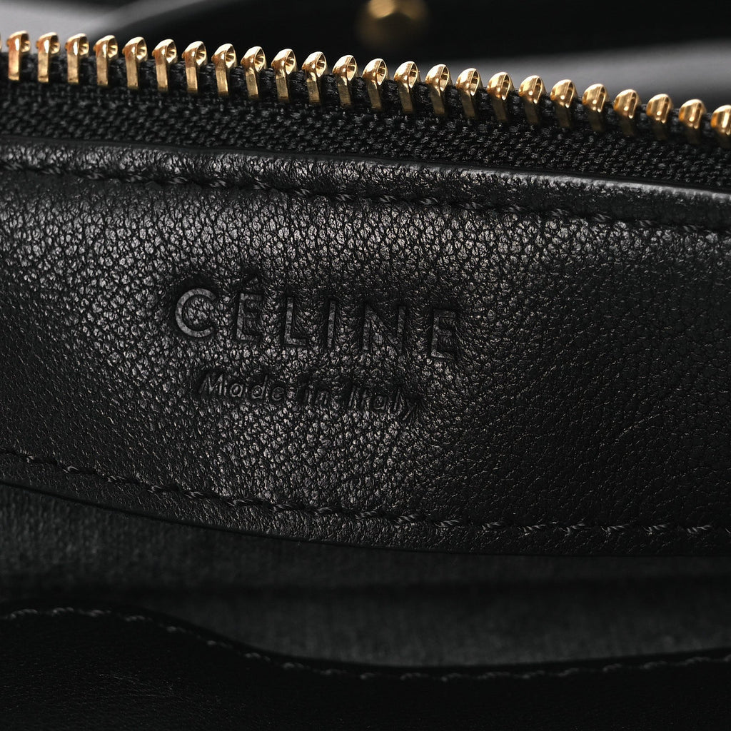 Lambskin Large Trio Crossbody Bag Black