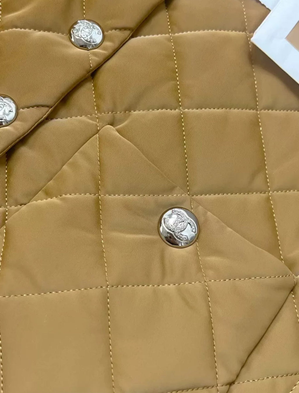 Chanel 24N Coated Canvas, Wool & Alpaca Beige jacket