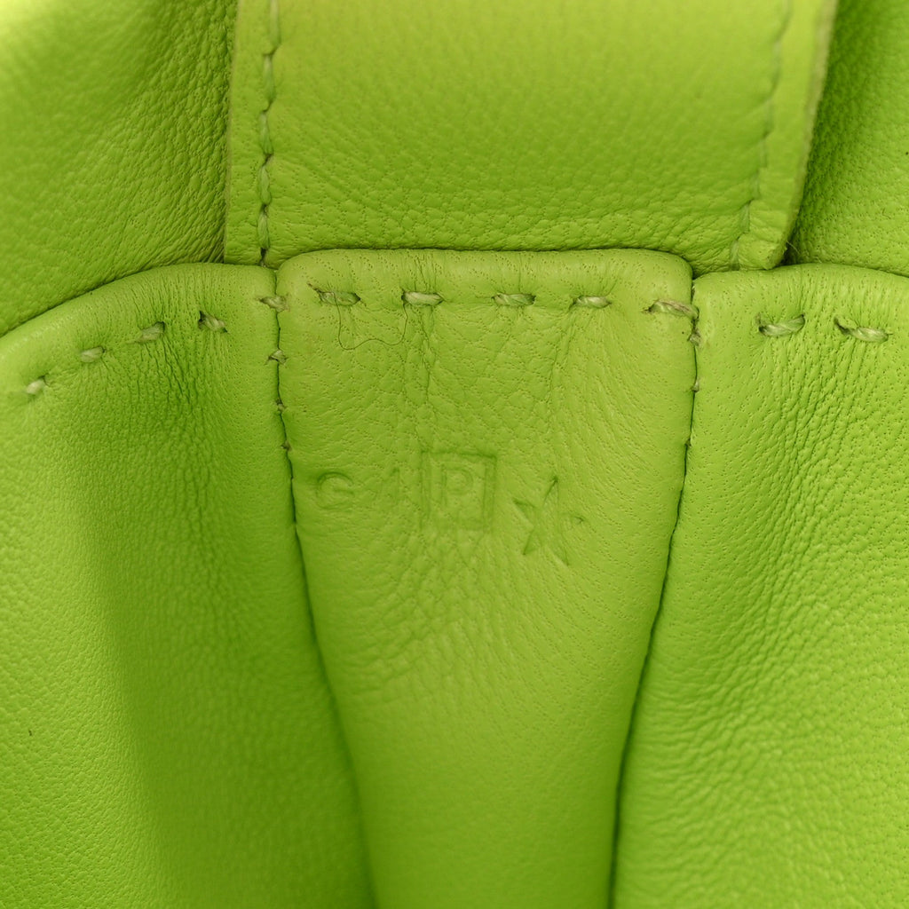 Lambskin Clou De Selle Pouch Kiwi