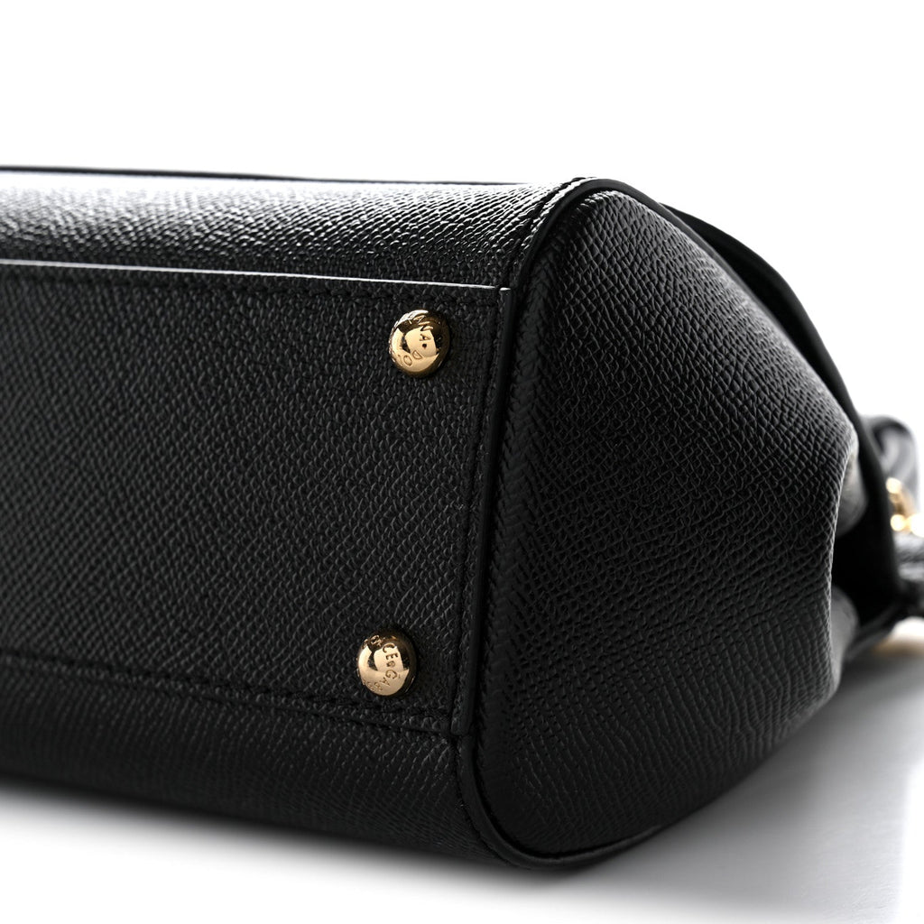 Dauphine Medium Miss Sicily Satchel Black