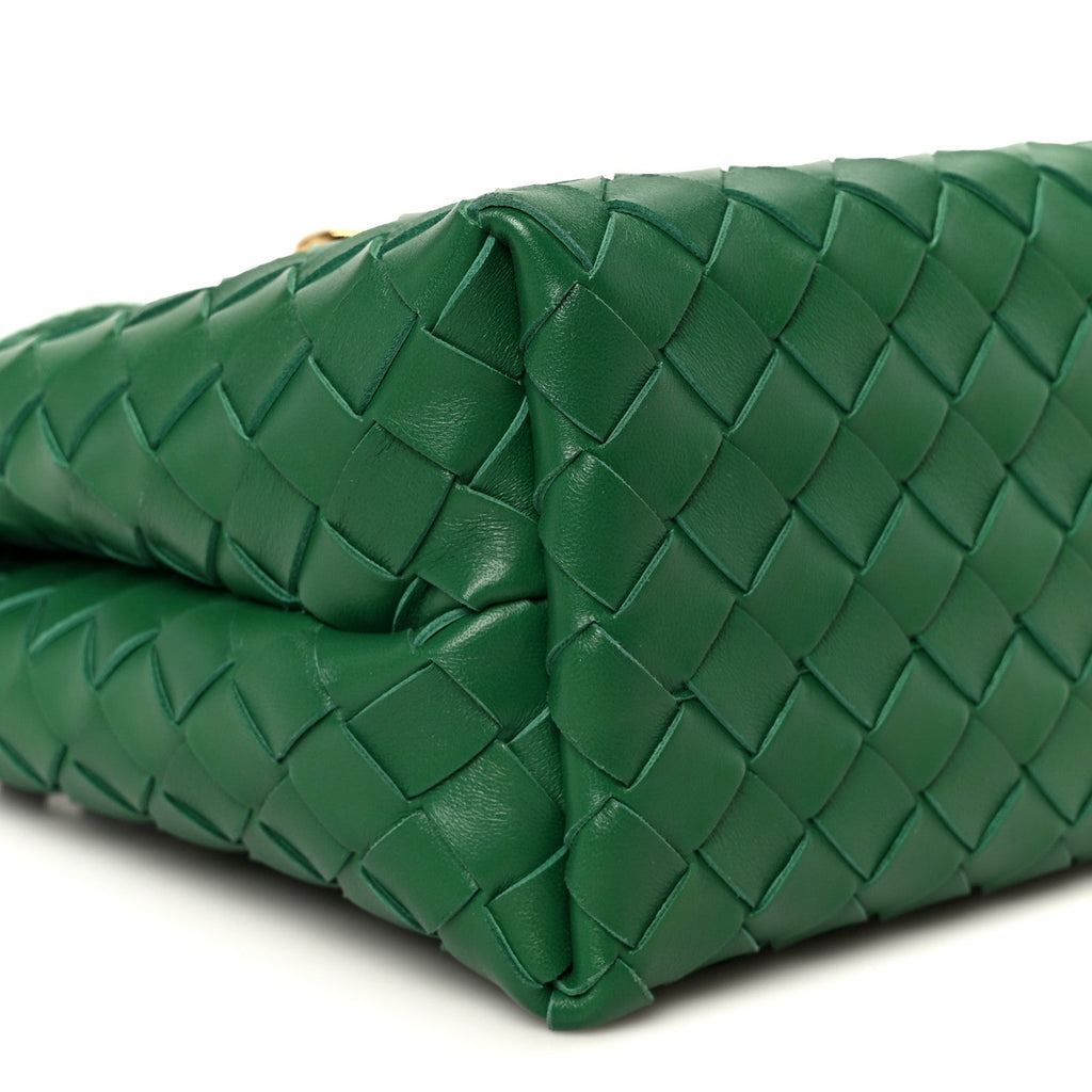 Nappa Intrecciato Small Andiamo Shoulder Bag Jungle