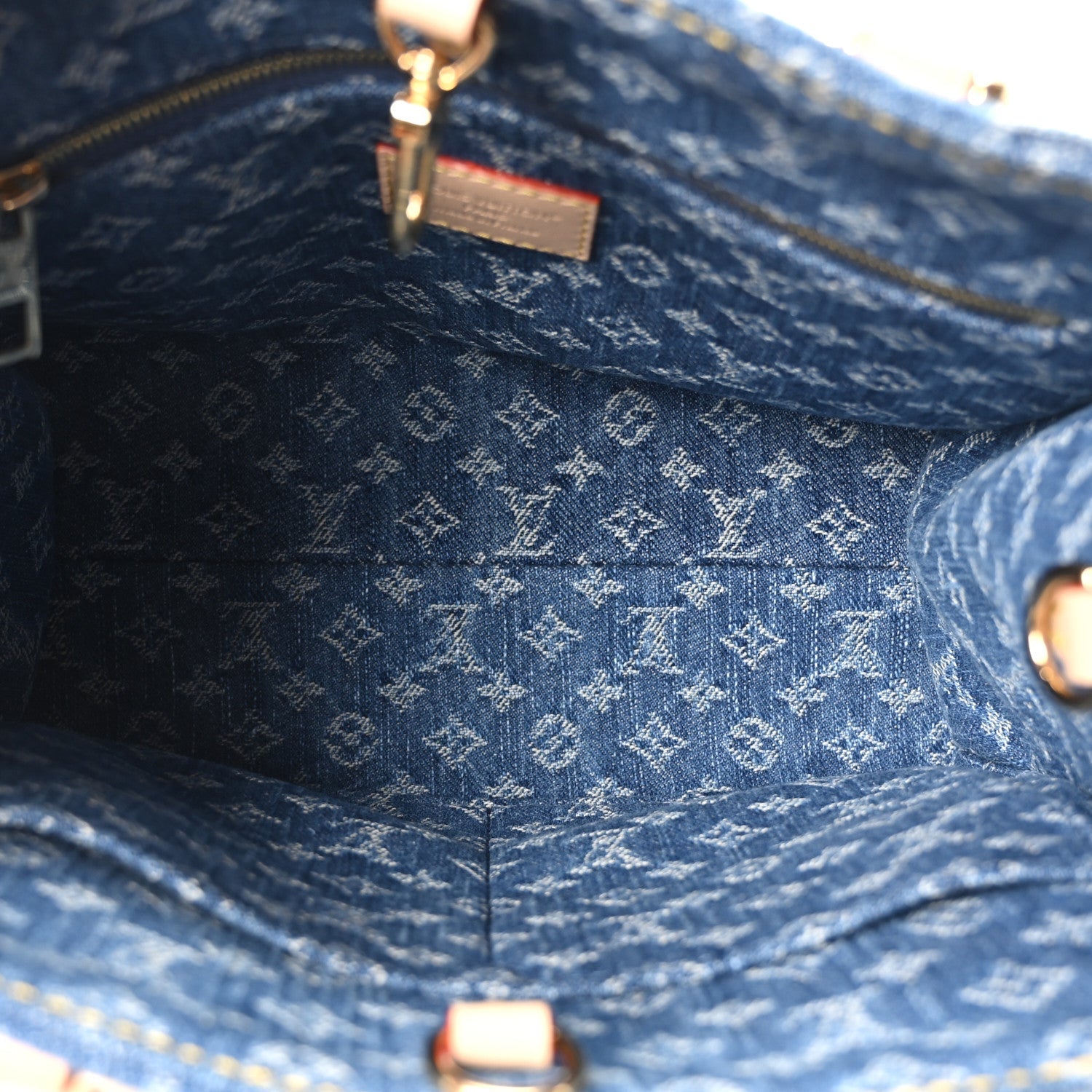 Monogram Denim Onthego PM Blue