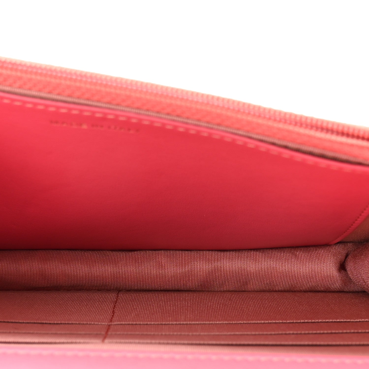 Wool Tweed Lambskin Quilted Chanel 19 Wallet On Chain WOC Coral Pink