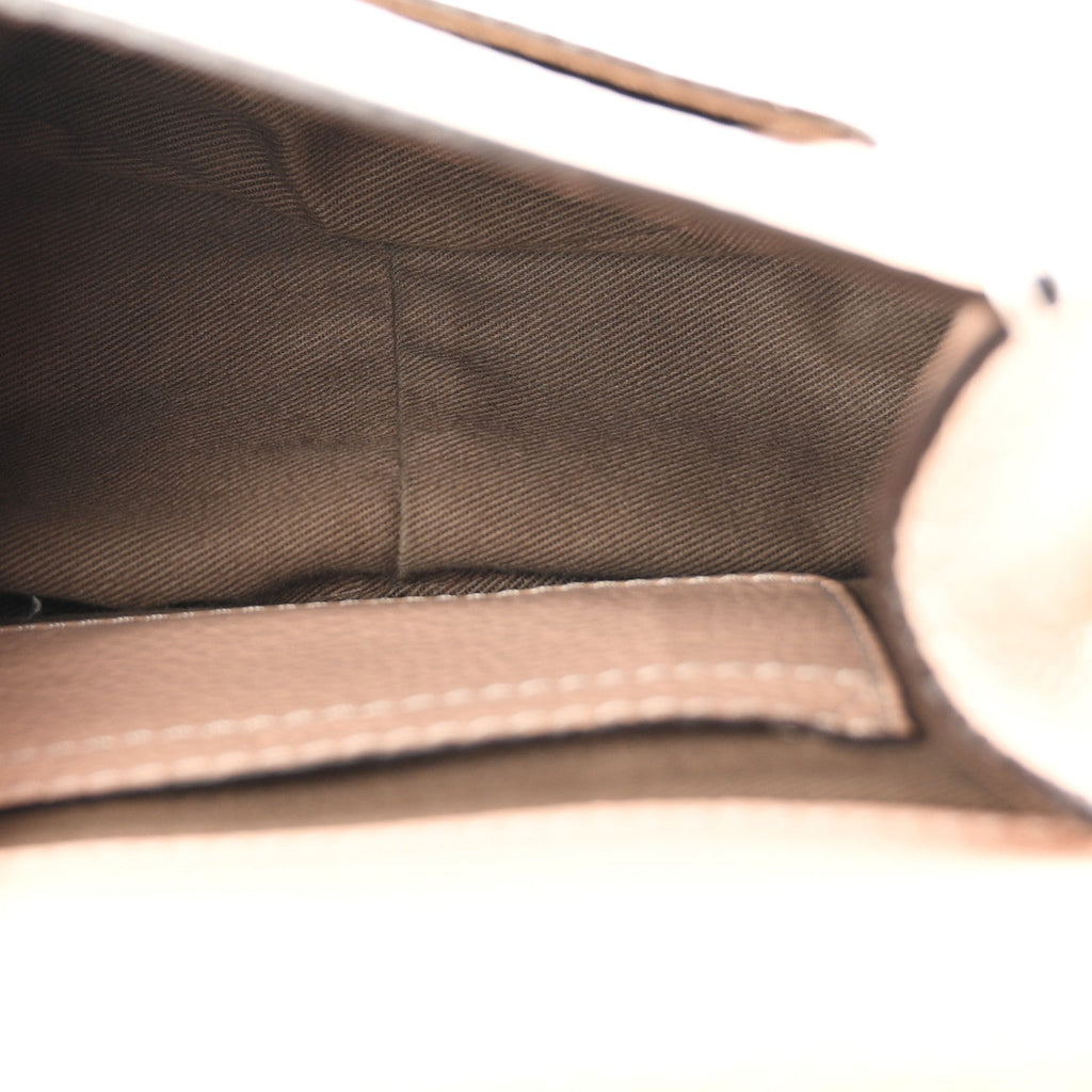 Calfskin Mini Marcie Round Crossbody Bag Blush Nude