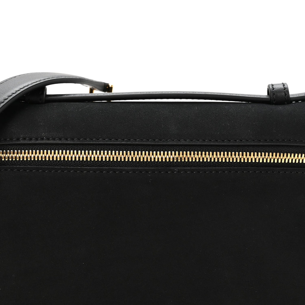 Nubuck L19 Extra Pocket Pouch Black Sun Gold