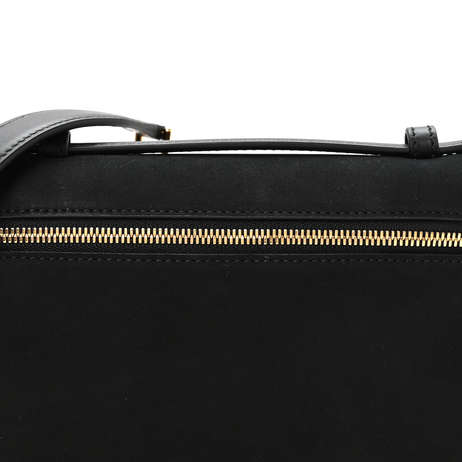 Nubuck L19 Extra Pocket Pouch Black Sun Gold
