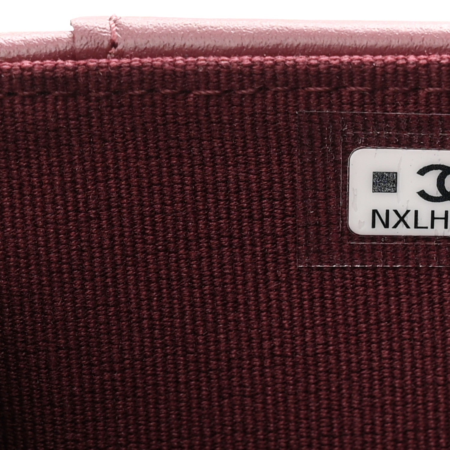 Caviar Quilted Passport Holder Dark Burgundy