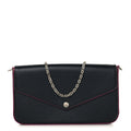 Epi Pochette Felicie Black Hot Pink