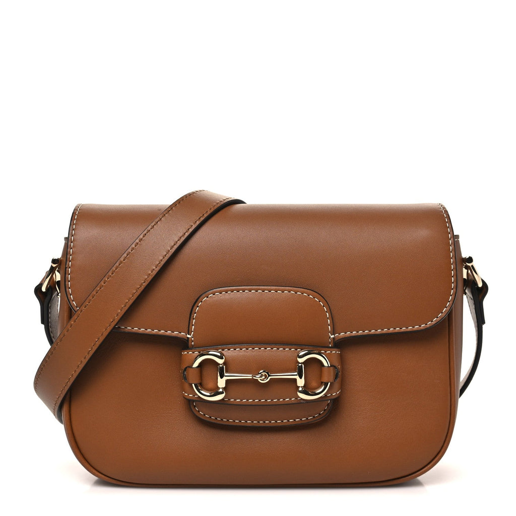 Arabella Calfskin Horsebit 1955 Soft Small Shoulder Bag Sundial