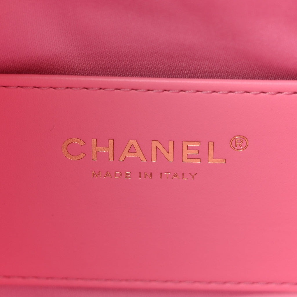 Caviar Quilted Mini Chanel 25 Handbag Pink