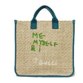 Gucci ME MYSELF & I Straw Tote Bag