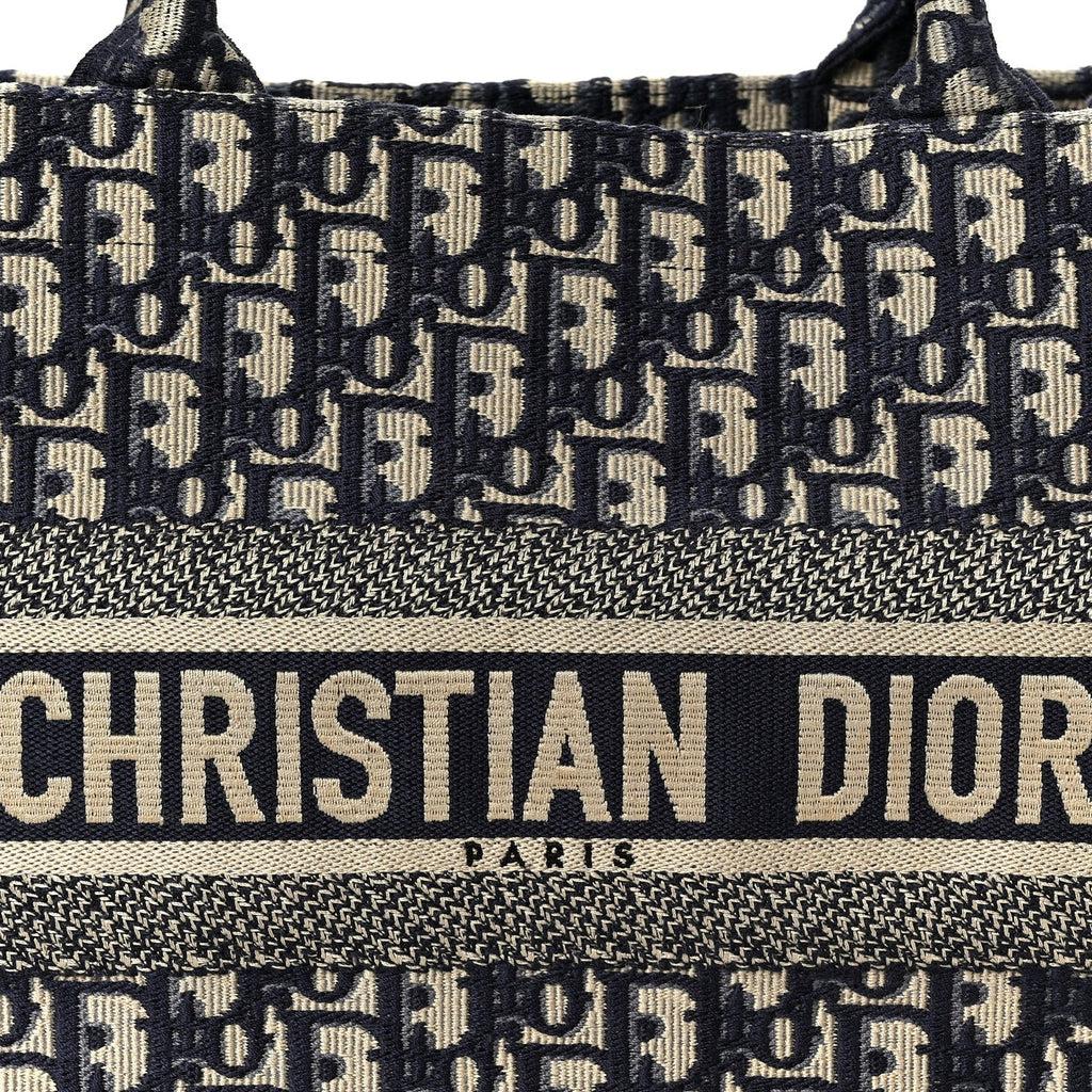 Oblique Medium Book Tote Blue Multicolor