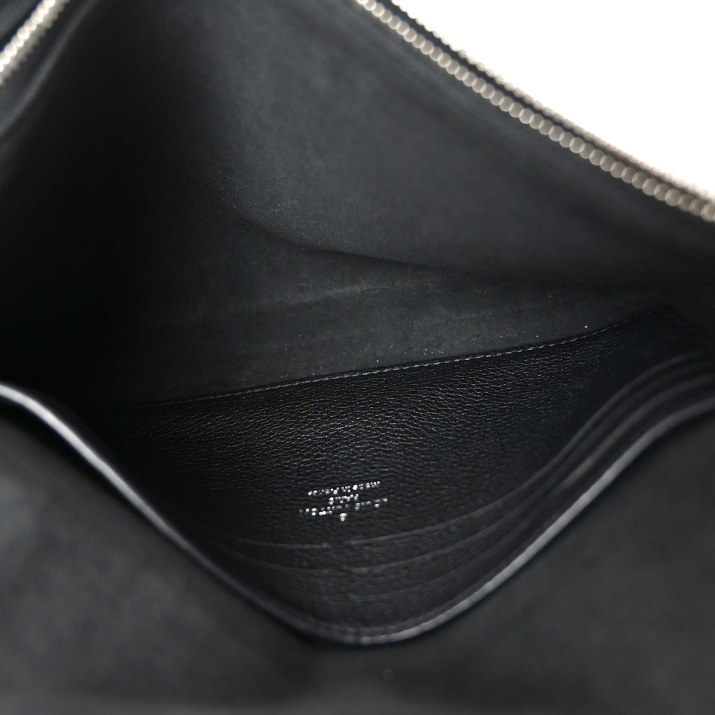 Soft Calfskin My Lockme Chain Pochette Black